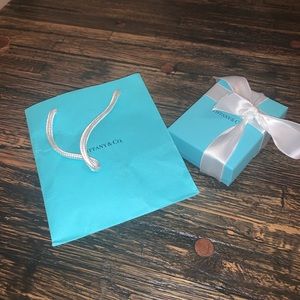 Tiffany & co gift box, tissue paper, and bag